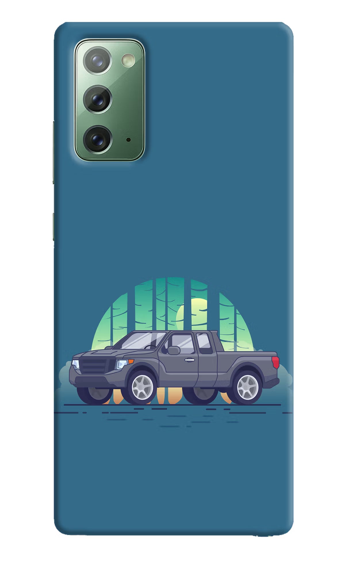Retro Garage Vibe Samsung Note 20 Hard Case Back Cover by Casekaro