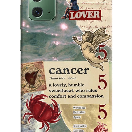 Cancer Zodiac Samsung Note 20 Hard Case Back Cover by Casekaro