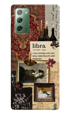 Libra Zodiac Samsung Note 20 Hard Case Back Cover by Casekaro