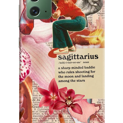 Sagittarius Zodiac Samsung Note 20 Hard Case Back Cover by Casekaro