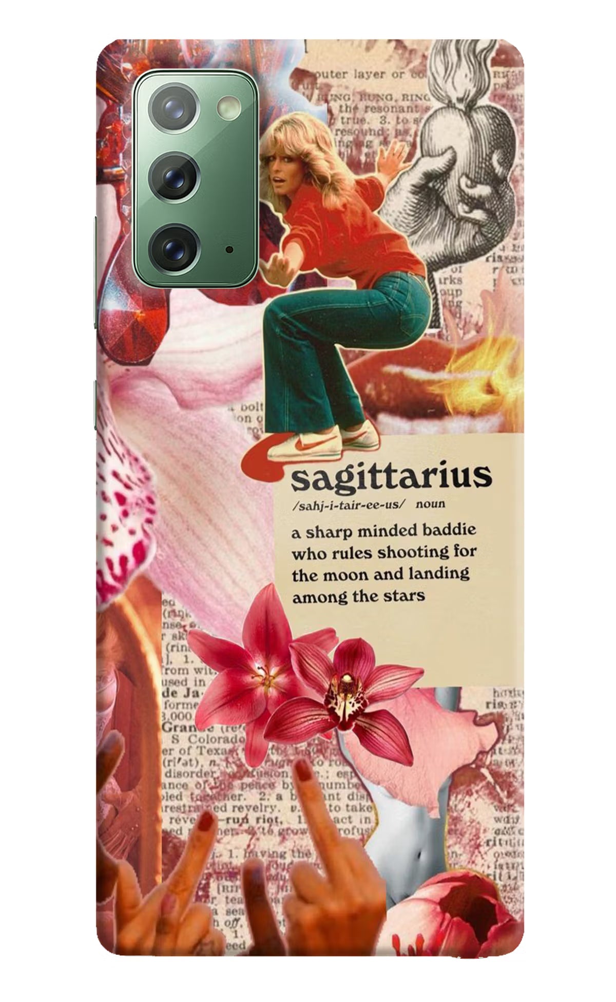 Sagittarius Zodiac Samsung Note 20 Hard Case Back Cover by Casekaro