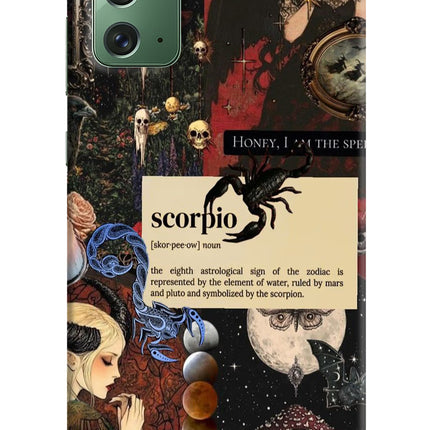 Scorpio Zodiac Samsung Note 20 Hard Case Back Cover by Casekaro