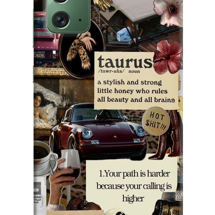 Taurus Zodiac Samsung Note 20 Hard Case Back Cover by Casekaro