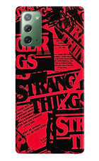 Ordinary Things Samsung Note 20 Hard Case Back Cover by Casekaro