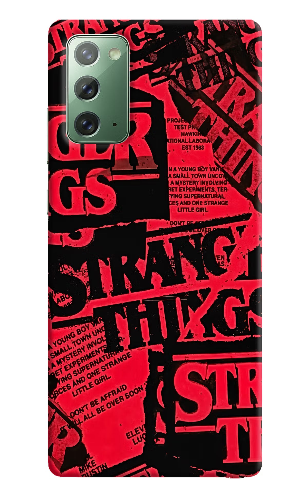 Ordinary Things Samsung Note 20 Hard Case Back Cover by Casekaro