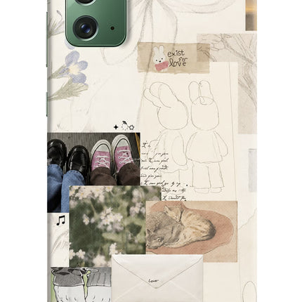 Soft Aesthetic Samsung Note 20 Hard Case Back Cover by Casekaro