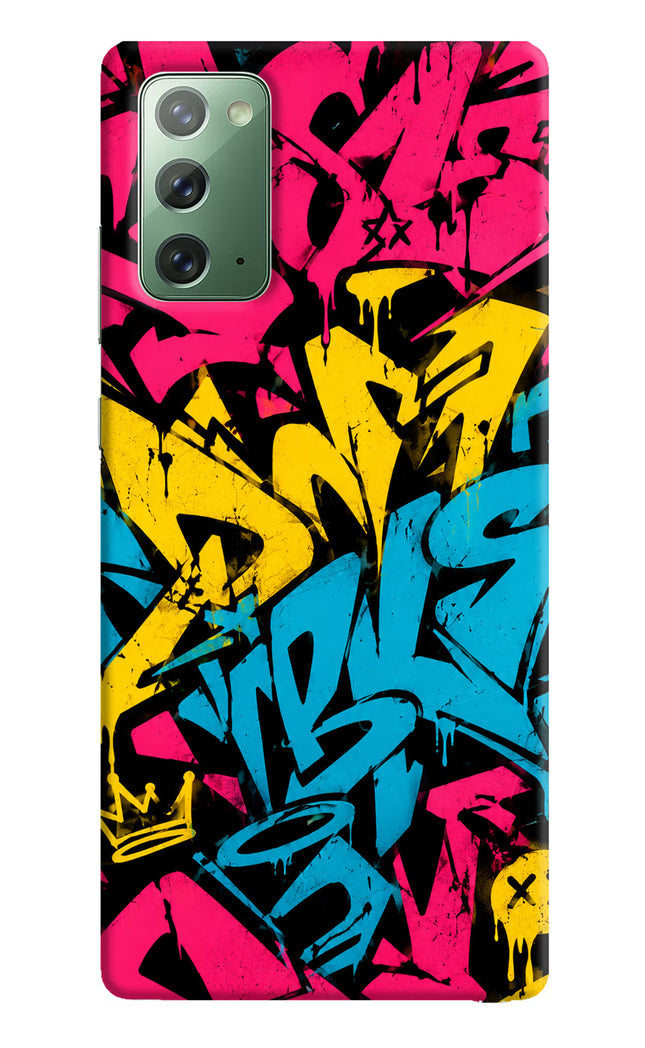 Graffiti Vibe Samsung Note 20 Hard Case Back Cover by Casekaro