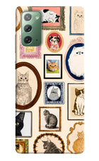 Mirror Cats Samsung Note 20 Hard Case Back Cover by Casekaro