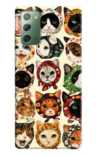 Cool Cat Samsung Note 20 Hard Case Back Cover by Casekaro