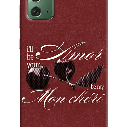 Velvet Cherry Samsung Note 20 Hard Case Back Cover by Casekaro