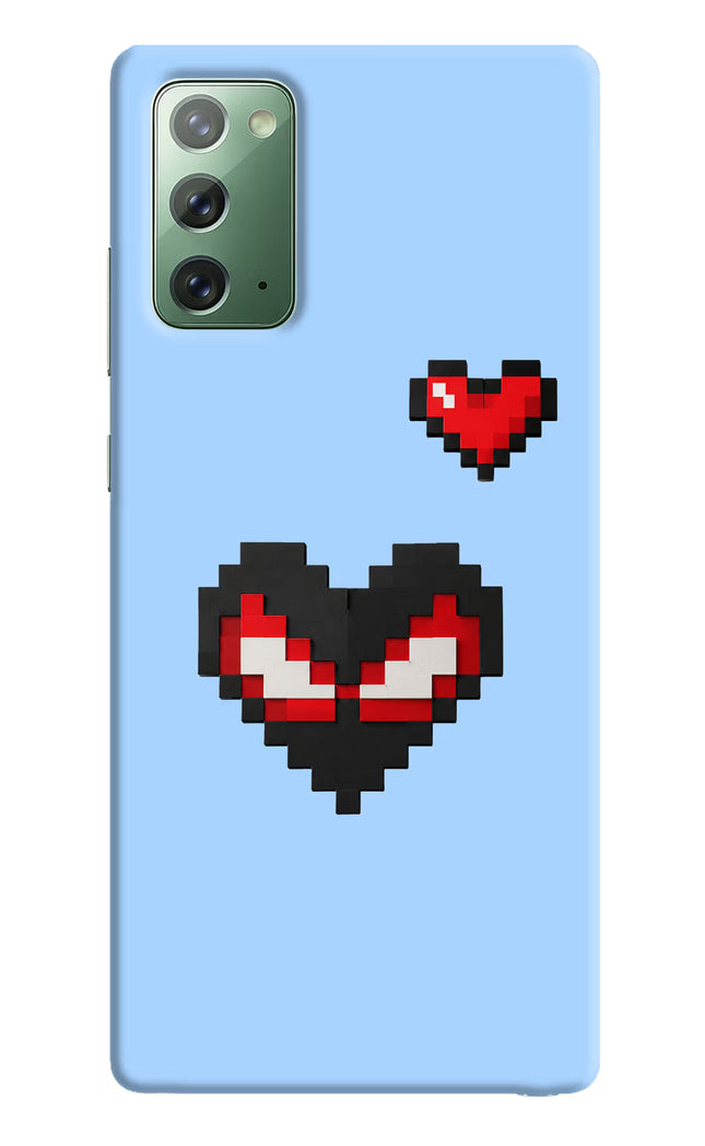 Peter Heart Samsung Note 20 Hard Case Back Cover by Casekaro