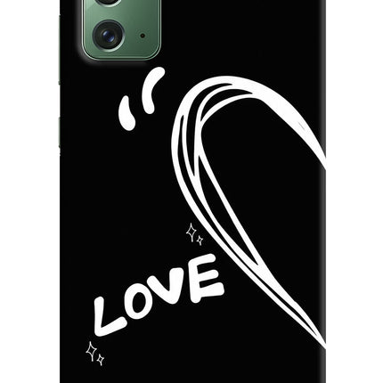 Love Line Samsung Note 20 Hard Case Back Cover by Casekaro