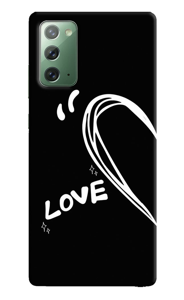 Love Line Samsung Note 20 Hard Case Back Cover by Casekaro