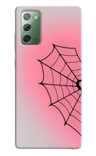 Pink Web Samsung Note 20 Hard Case Back Cover by Casekaro