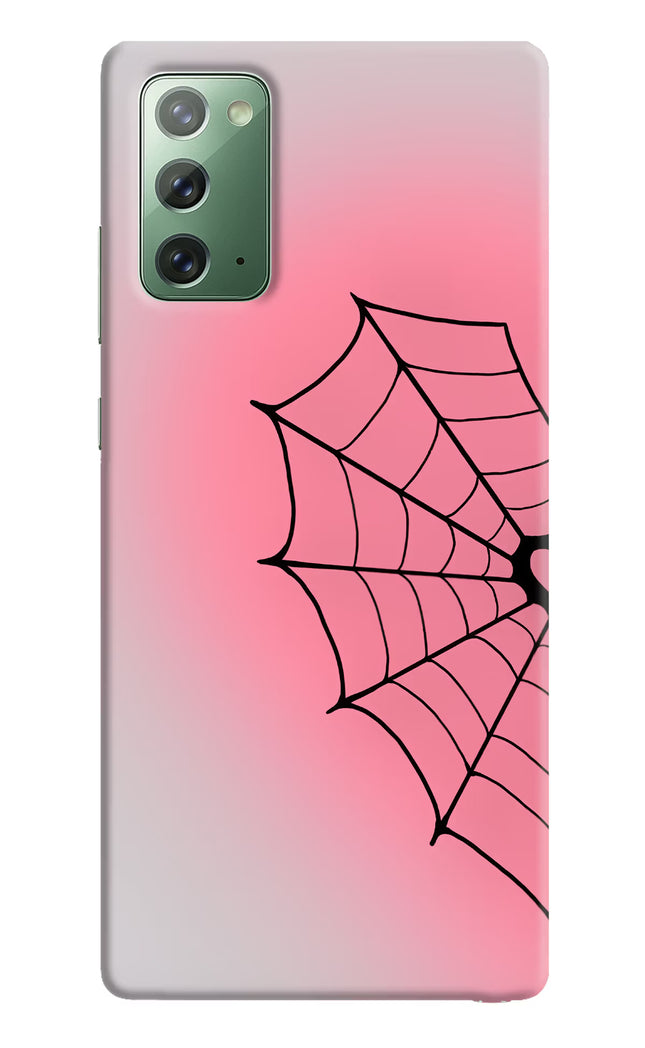 Pink Web Samsung Note 20 Hard Case Back Cover by Casekaro