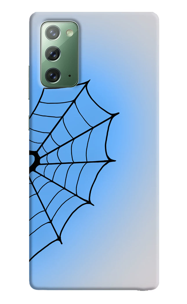 Blue Web Samsung Note 20 Hard Case Back Cover by Casekaro