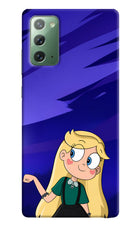 Star Glow Samsung Note 20 Hard Case Back Cover by Casekaro
