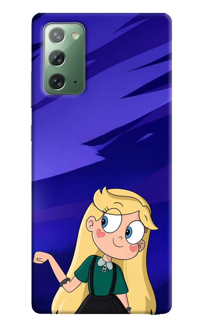 Star Glow Samsung Note 20 Hard Case Back Cover by Casekaro
