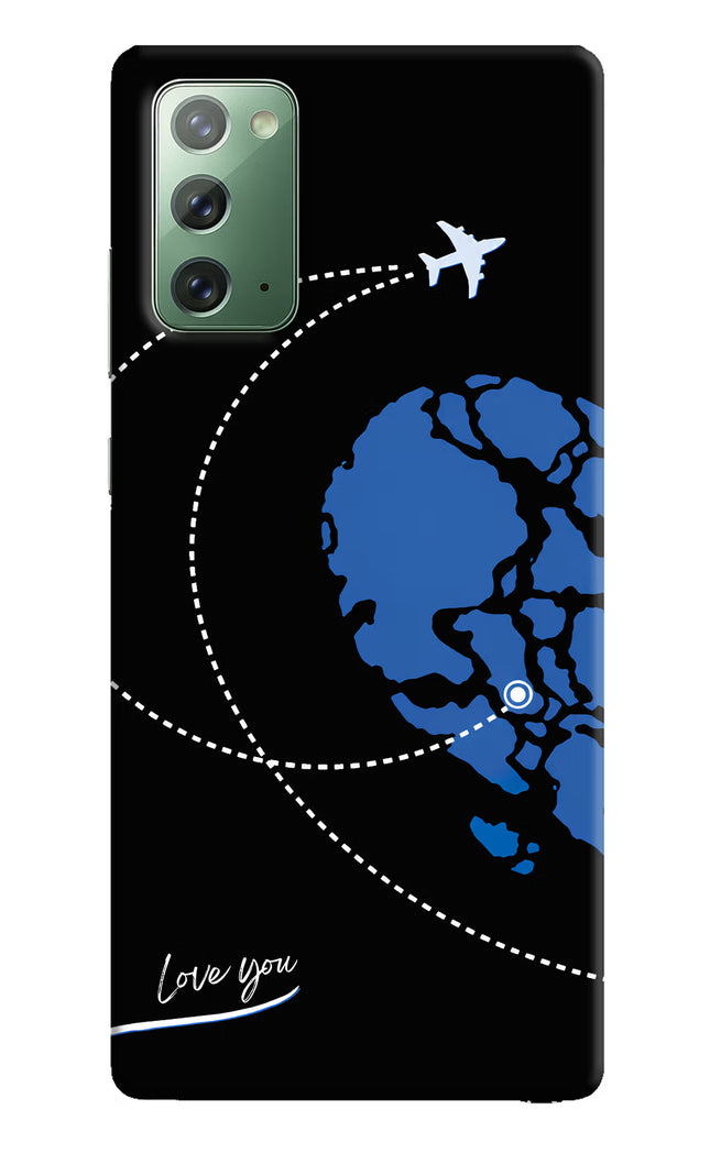 Love Orbit Samsung Note 20 Hard Case Back Cover by Casekaro