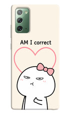 Always Right Samsung Note 20 Hard Case Back Cover by Casekaro