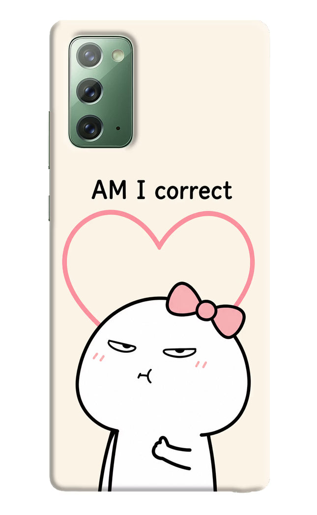Always Right Samsung Note 20 Hard Case Back Cover by Casekaro