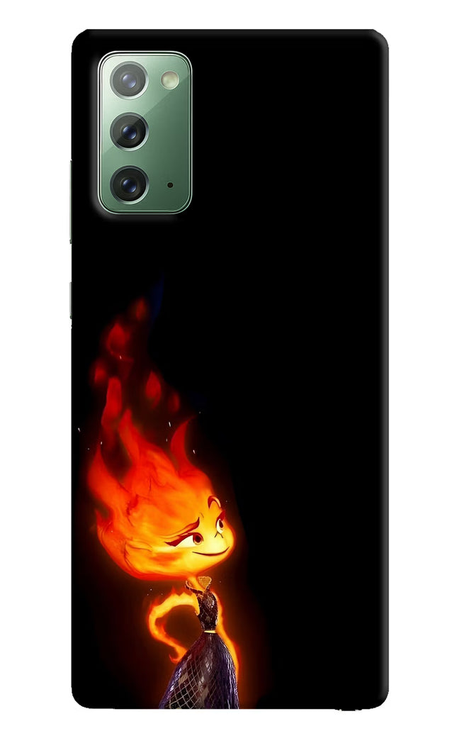 Ember Flame Samsung Note 20 Hard Case Back Cover by Casekaro
