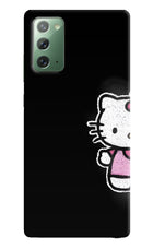Kitty Charm Samsung Note 20 Hard Case Back Cover by Casekaro