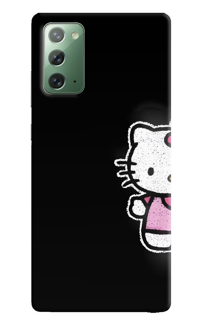 Kitty Charm Samsung Note 20 Hard Case Back Cover by Casekaro