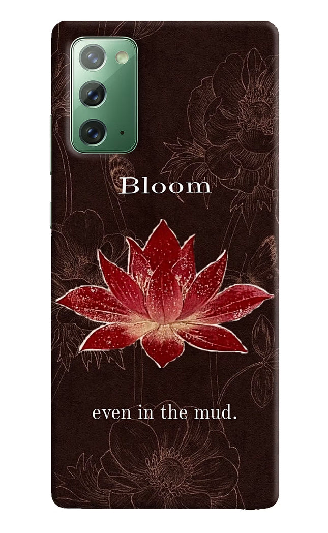 Bloom Samsung Note 20 Hard Case Back Cover by Casekaro