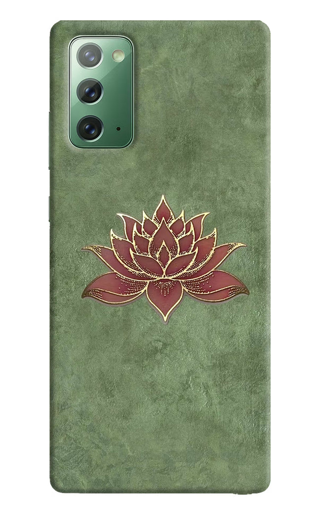 Lotus Grace Samsung Note 20 Hard Case Back Cover by Casekaro