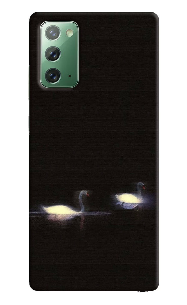 Silent Swans Samsung Note 20 Hard Case Back Cover by Casekaro