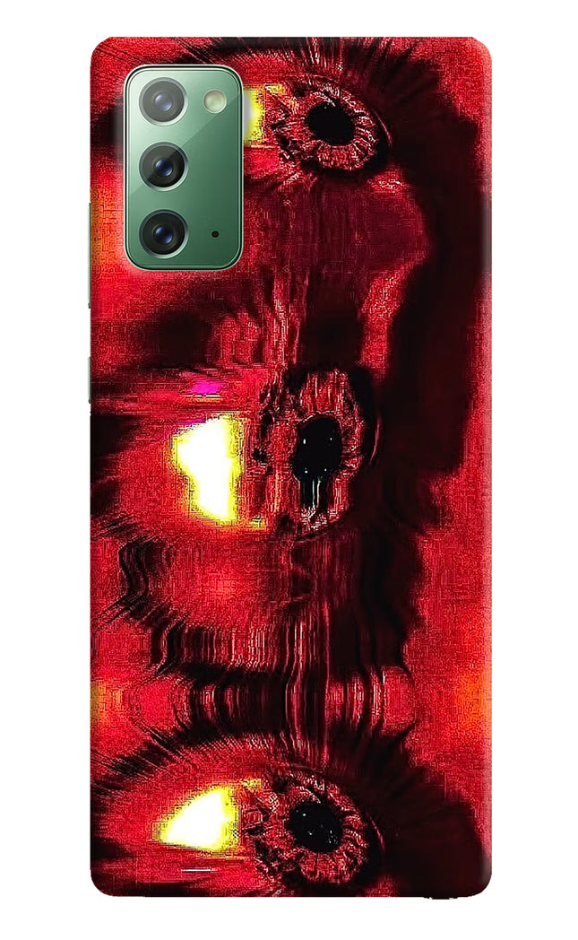 Fire Eye Samsung Note 20 Hard Case Back Cover by Casekaro