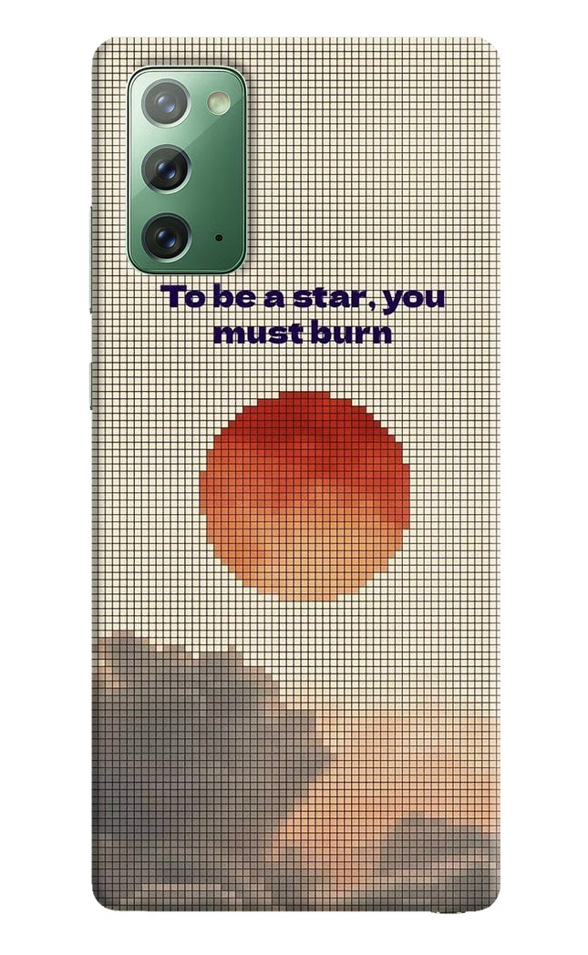 Pixel Sun Samsung Note 20 Hard Case Back Cover by Casekaro