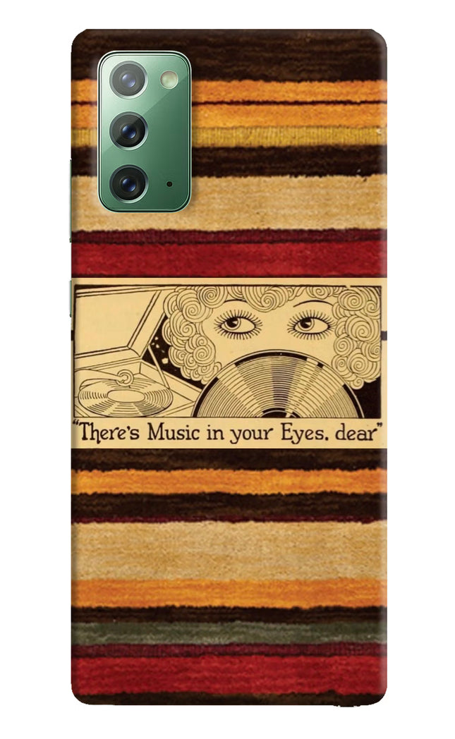 Vinyl Stripes Samsung Note 20 Hard Case Back Cover by Casekaro