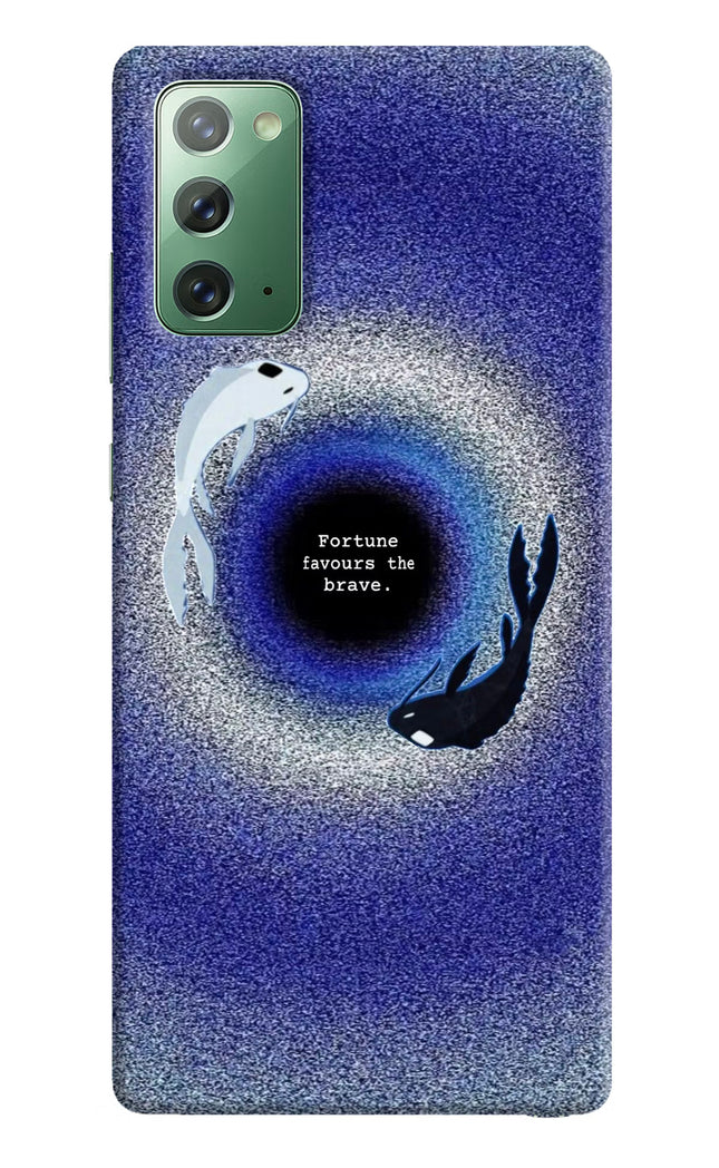 Dark Koi Samsung Note 20 Hard Case Back Cover by Casekaro