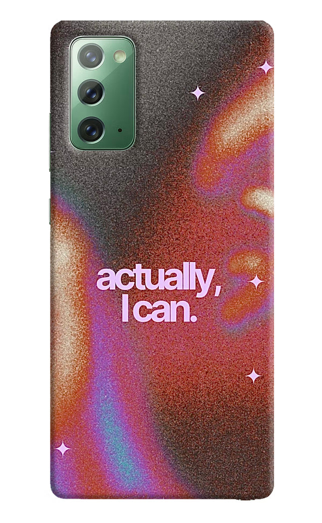Pink Aura Samsung Note 20 Hard Case Back Cover by Casekaro