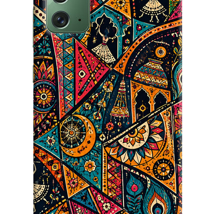Folk Print Samsung Note 20 Back Cover