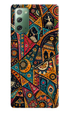 Folk Print Samsung Note 20 Back Cover