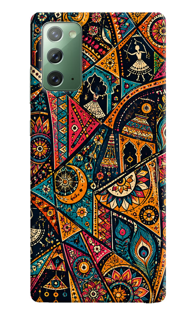 Folk Print Samsung Note 20 Hard Case Back Cover by Casekaro