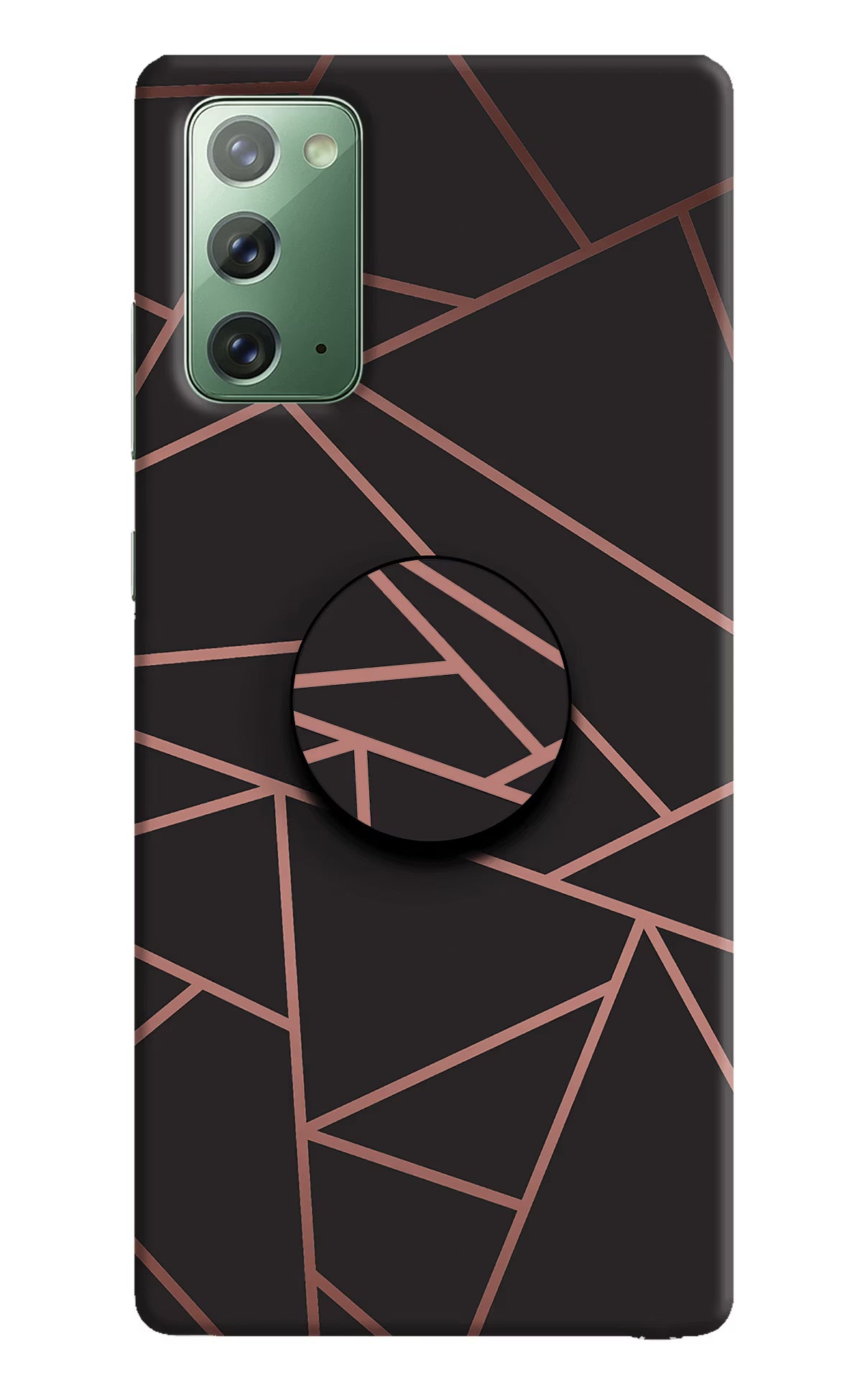 Geometric Pattern Samsung Note 20 Pop Case by Casekaro