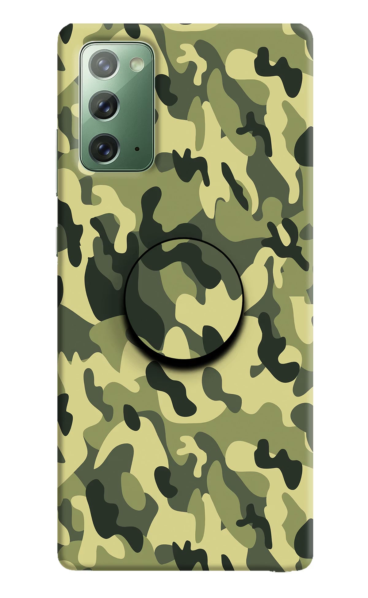 Camouflage Samsung Note 20 Pop Case by Casekaro