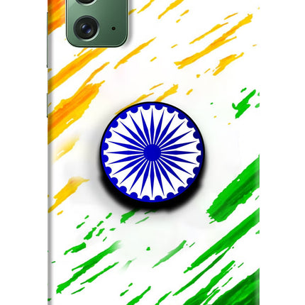 Indian Flag Ashoka Chakra Samsung Note 20 Pop Case by Casekaro