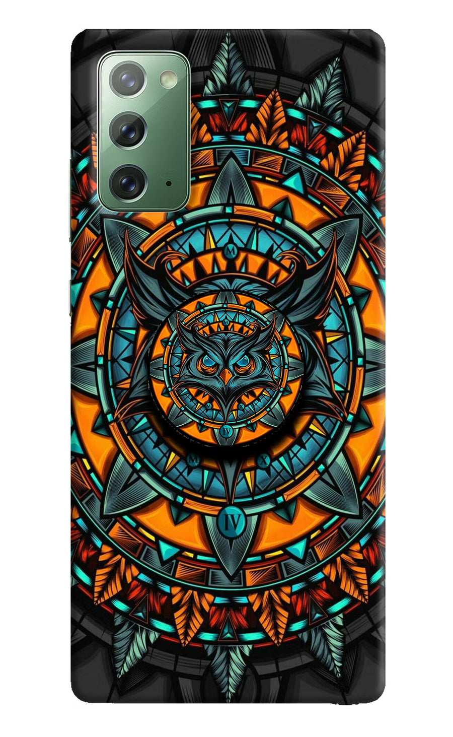 Angry Owl Samsung Note 20 Pop Case, Hard case
