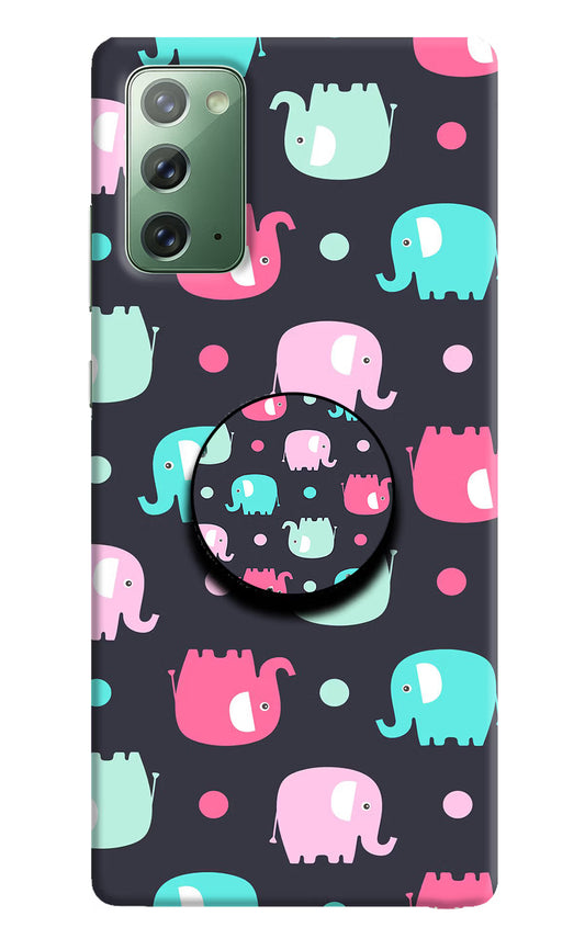 Baby Elephants Samsung Note 20 Pop Case by Casekaro