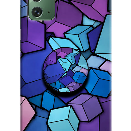 Cubic Abstract Samsung Note 20 Pop Case by Casekaro