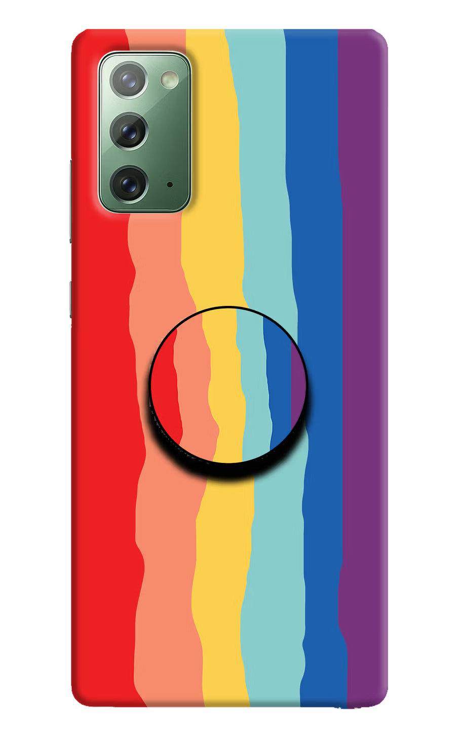 Rainbow Samsung Note 20 Pop Case, Hard case