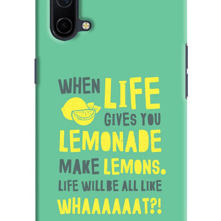 Quote Oneplus Nord CE 5G Hard Case Back Cover by Casekaro