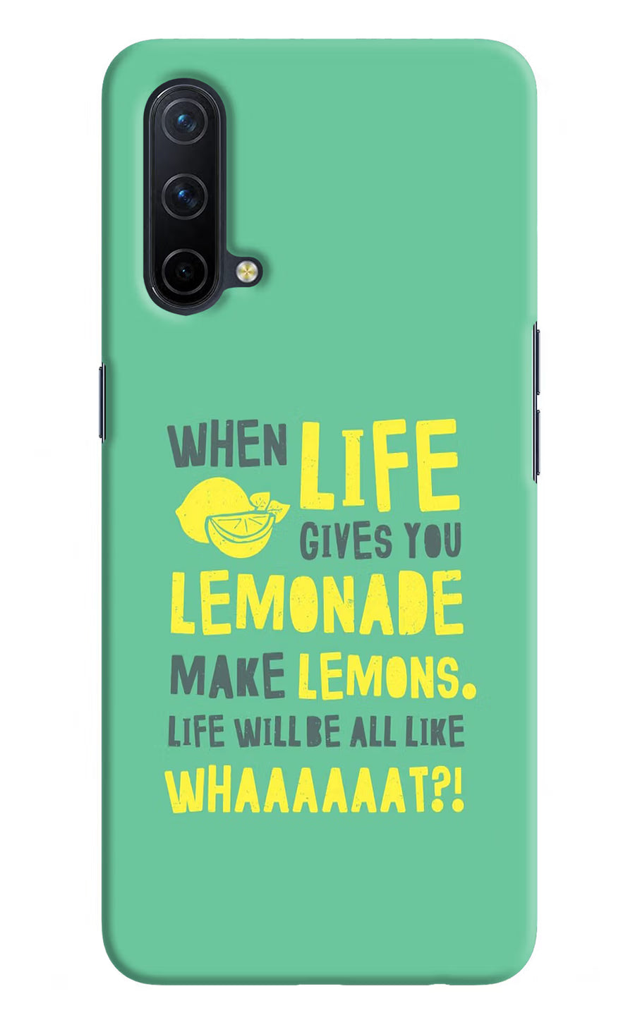 Quote Oneplus Nord CE 5G Back Cover, Hard case