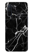 Black Marble Pattern Oneplus Nord CE 5G Hard Case Back Cover by Casekaro
