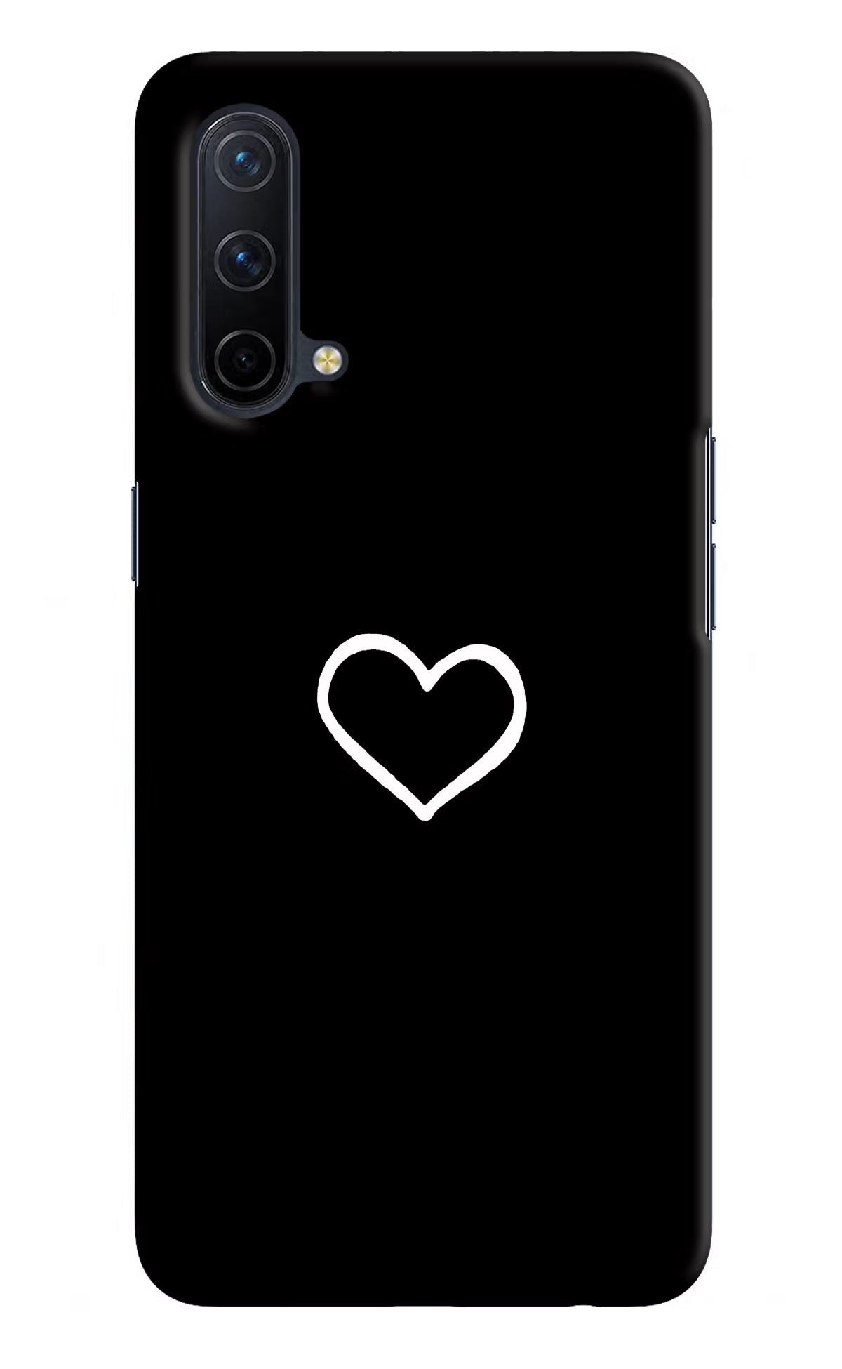 Heart Oneplus Nord CE 5G Hard Case Back Cover by Casekaro